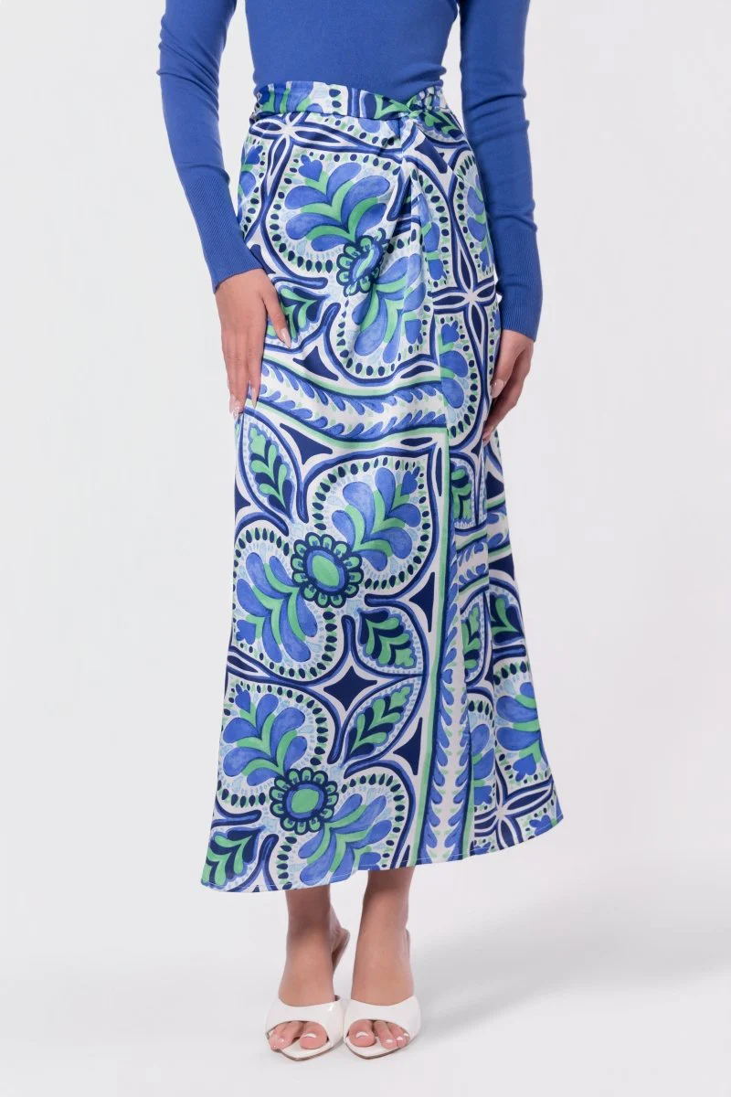 Adalyn Skirt (Blue Green) - Image 4