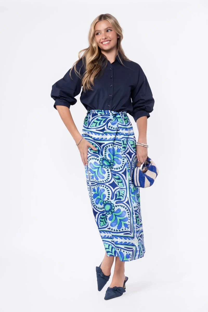 Adalyn Skirt (Blue Green) - Image 7