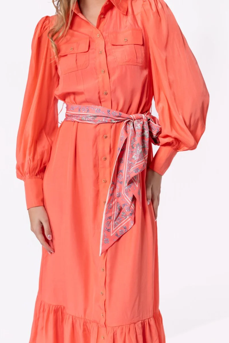 Alex Dress 53" (Coral Pink) - Image 4