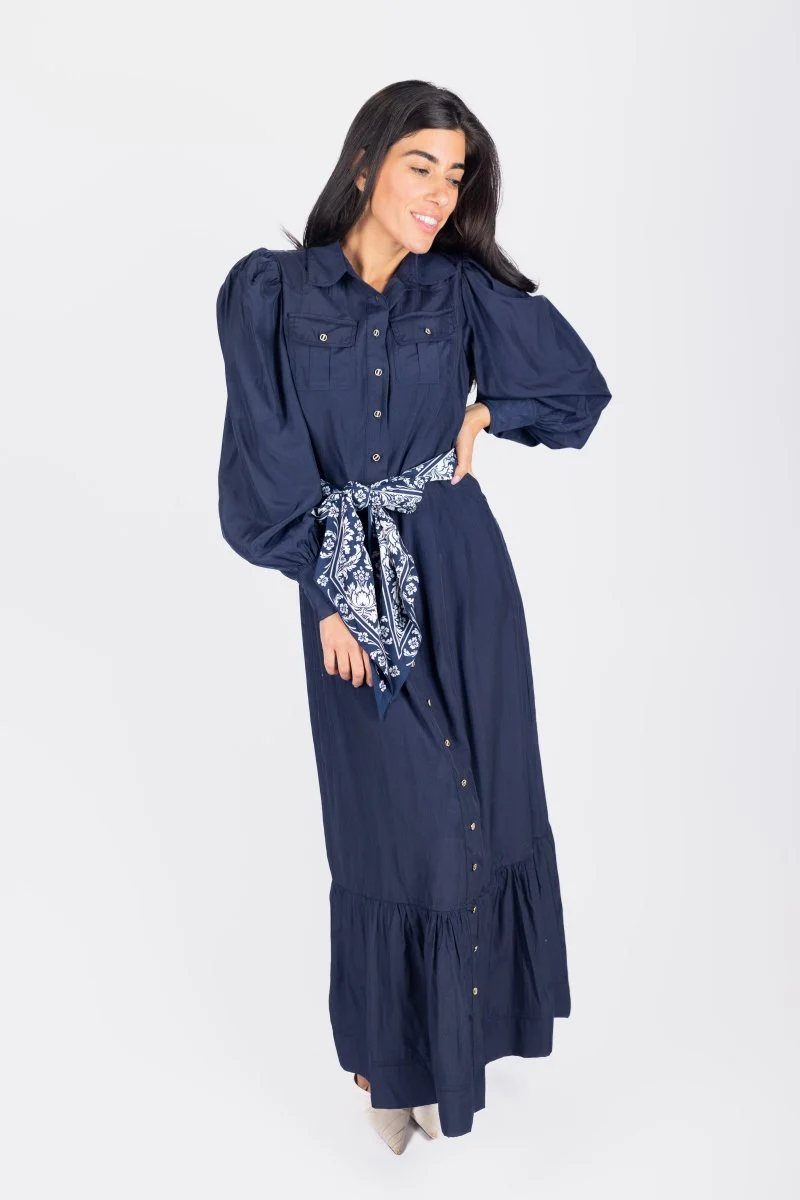 Alex Dress 53" (Navy) - Image 4