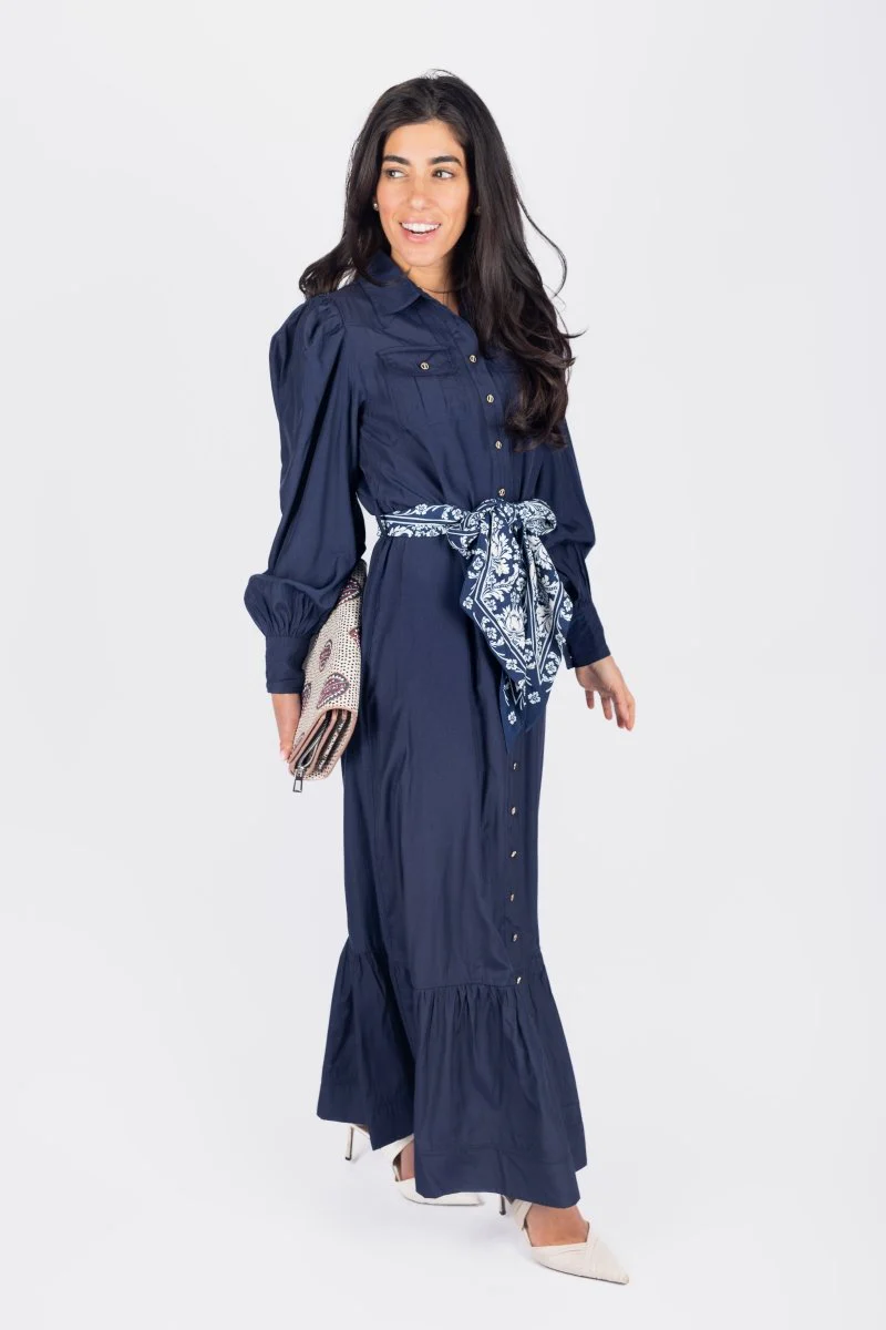 Alex Dress 53" (Navy) - Image 7