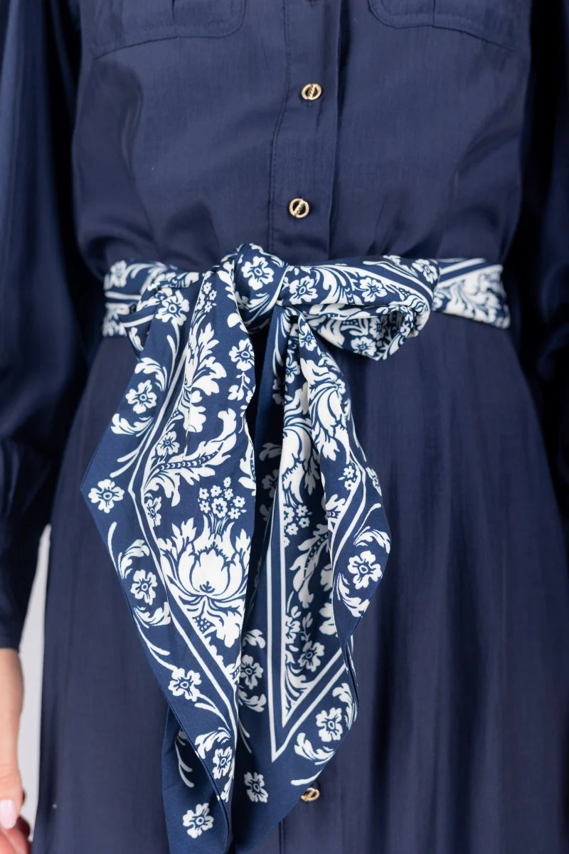 Alex Dress 53" (Navy) - Image 8