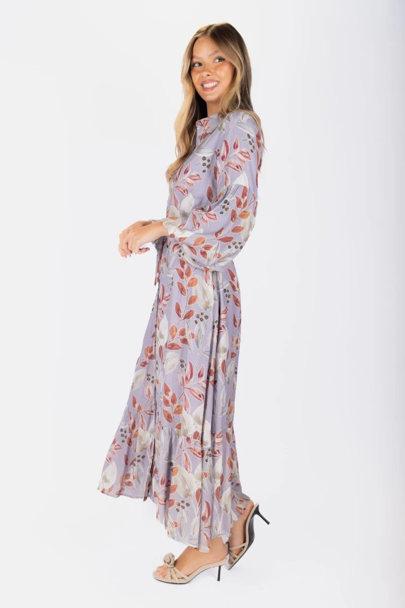 Alice Dress Long Sleeve 53" (Light Purple) - Image 3