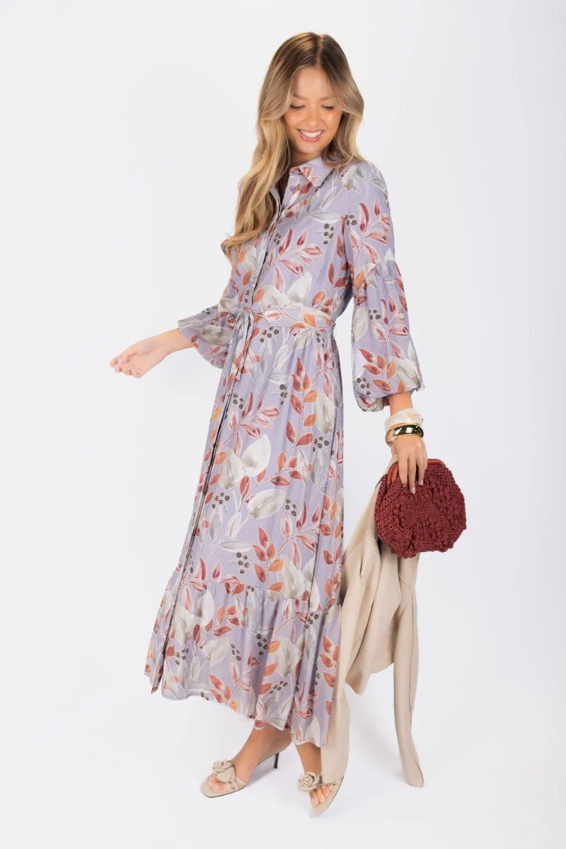 Alice Dress Long Sleeve 53" (Light Purple) - Image 6