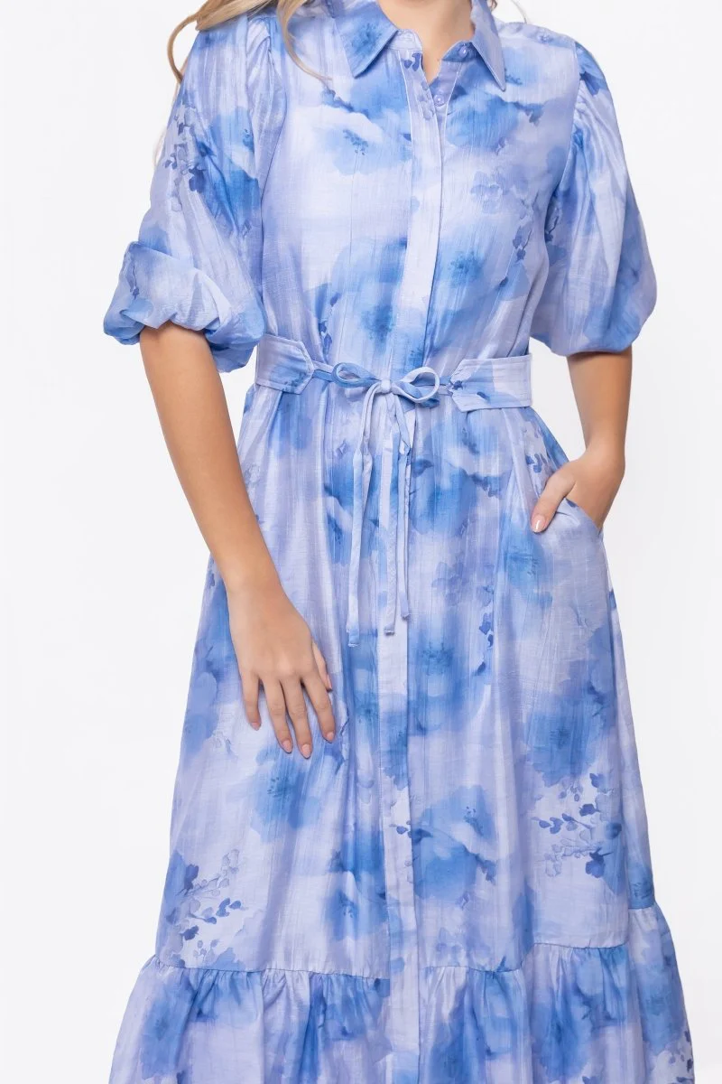 Alice Dress Short Sleeve (Blue Purple) - Image 6
