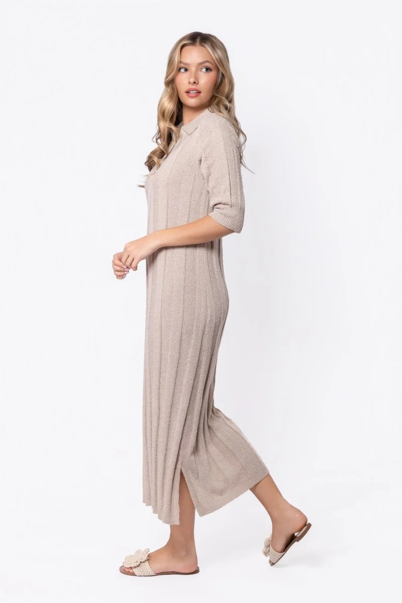 Amara Dress (Beige) - Image 4