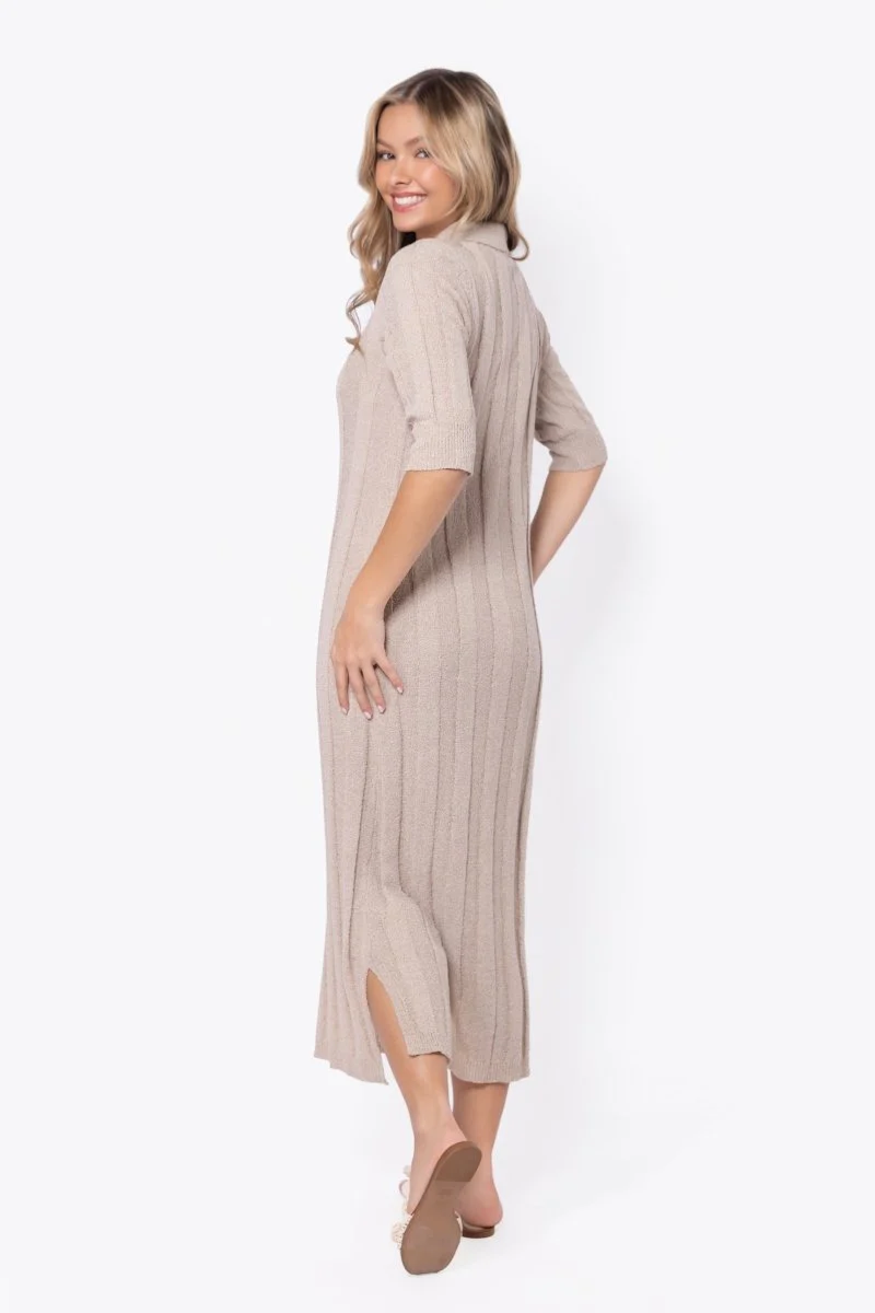 Amara Dress (Beige) - Image 5
