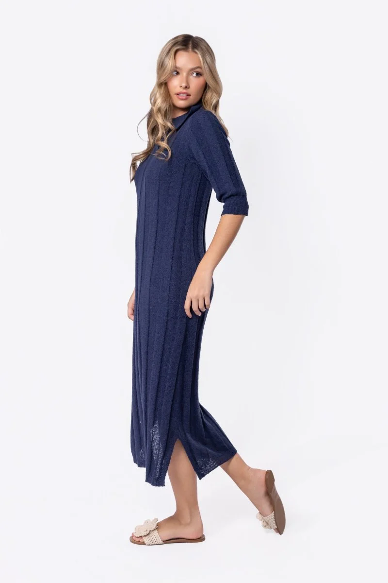 Amara Dress (Navy) - Image 3