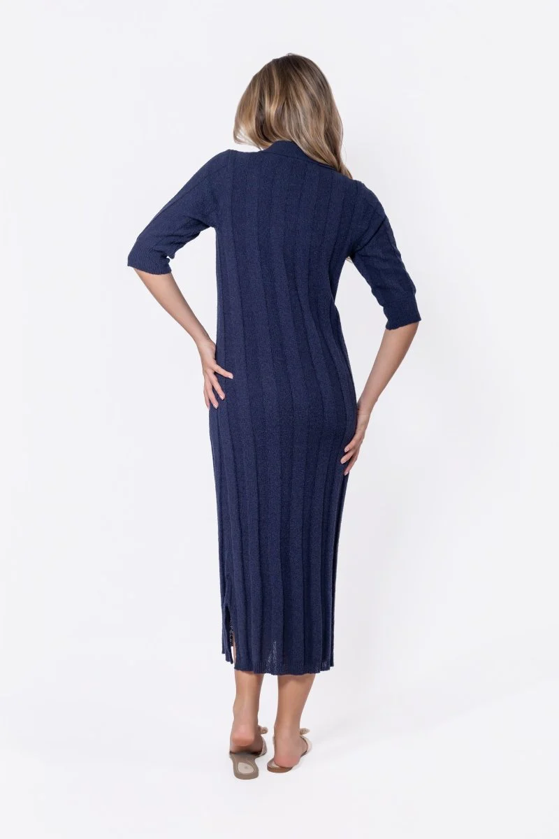 Amara Dress (Navy) - Image 4
