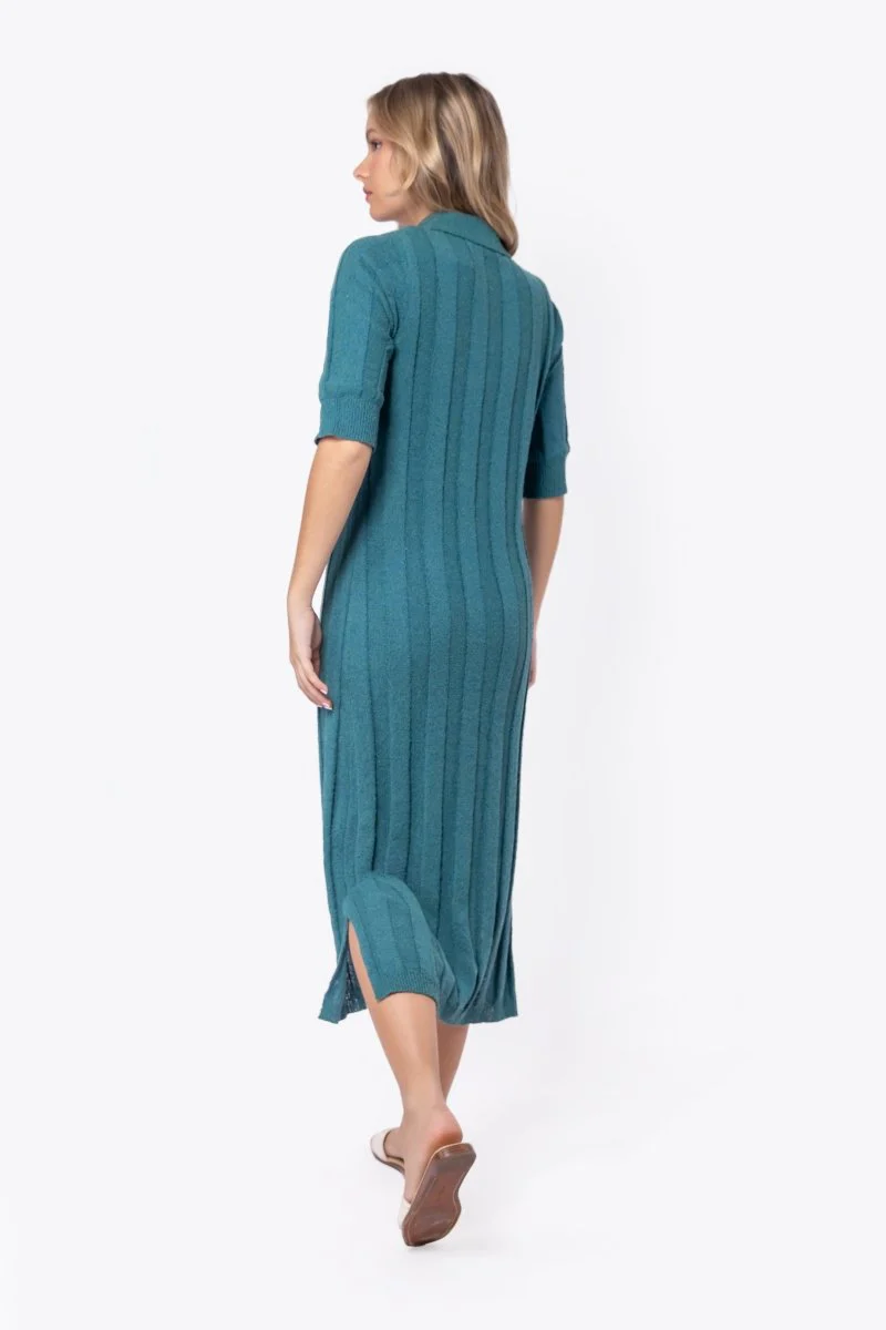 Amara Dress (Teal Green) - Image 5