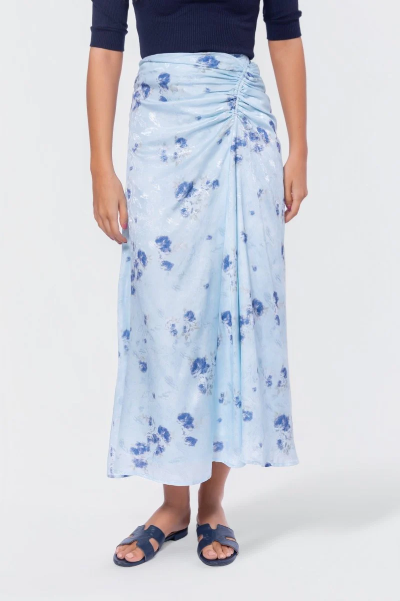 Amaris Skirt (Blue Ground) - Image 2