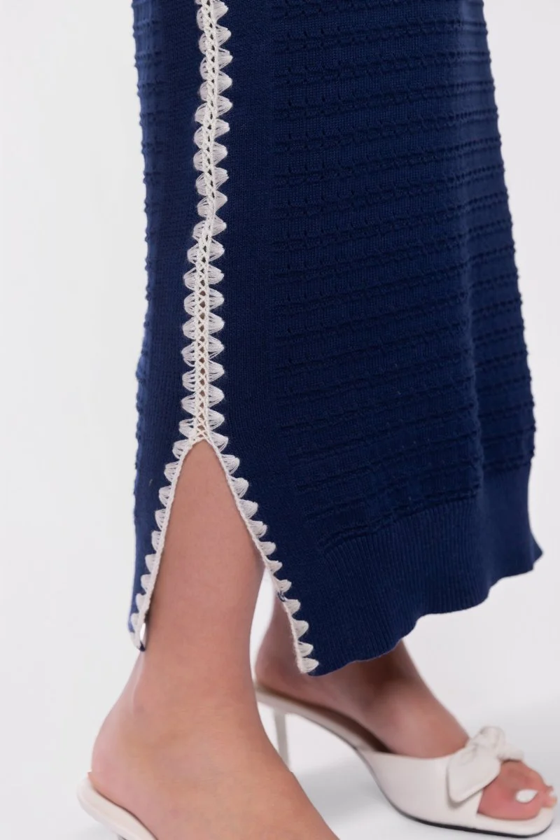 Amaya Dress (Navy) - Image 6