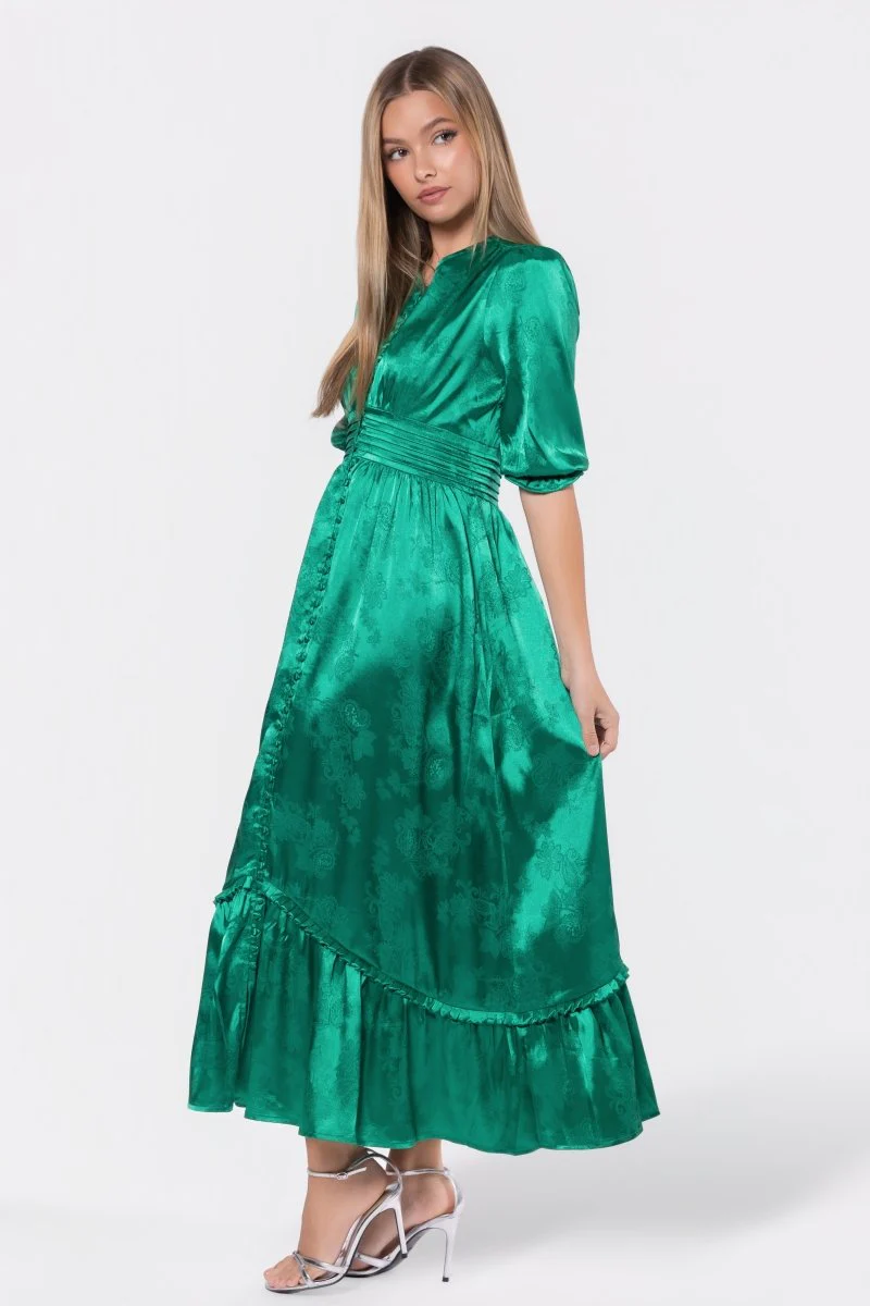 Amelia Dress (Green) - Image 3