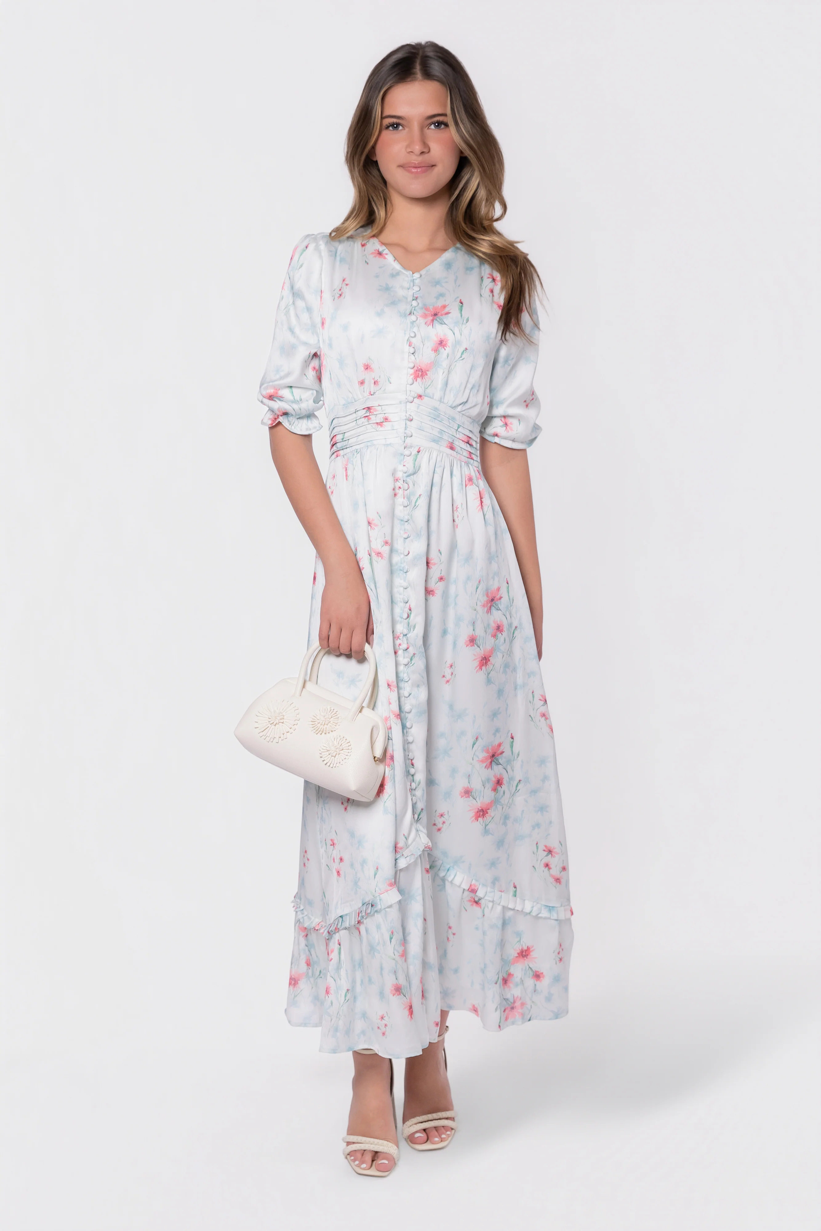 Amelia Dress (Ivory Ground) - Image 2
