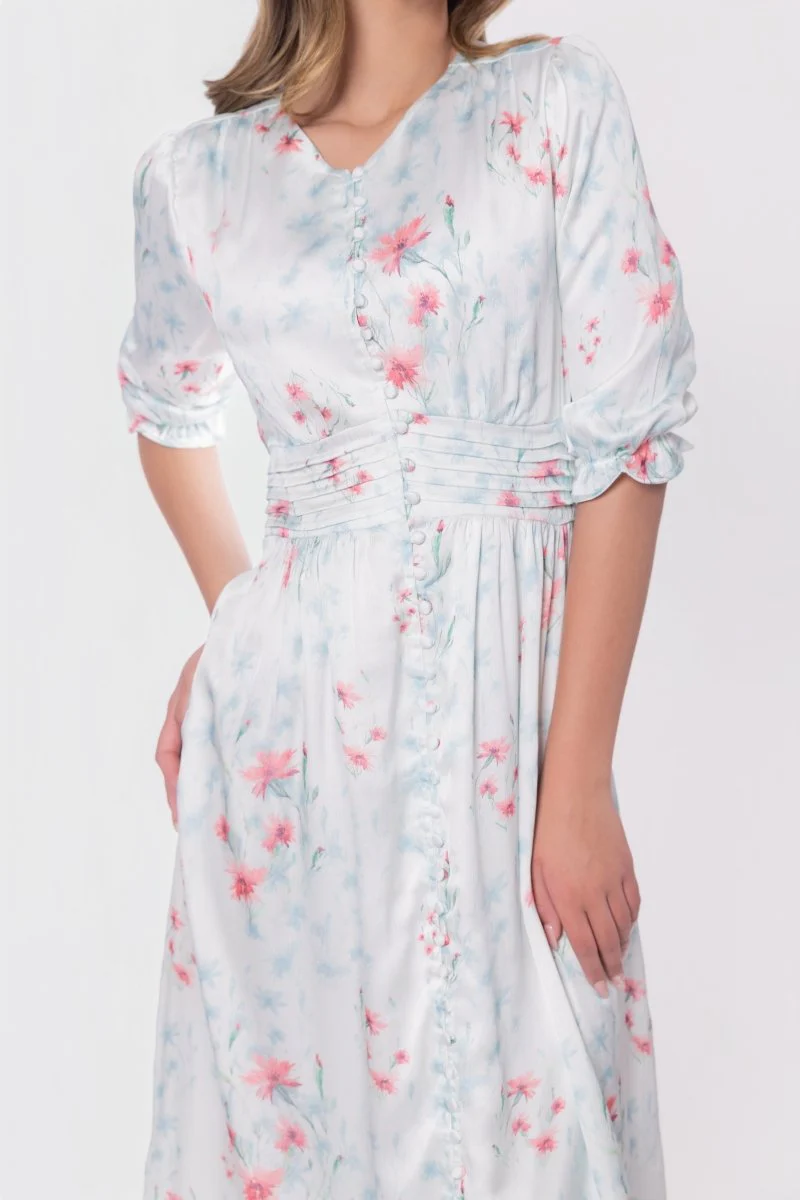 Amelia Dress (Ivory Ground) - Image 6