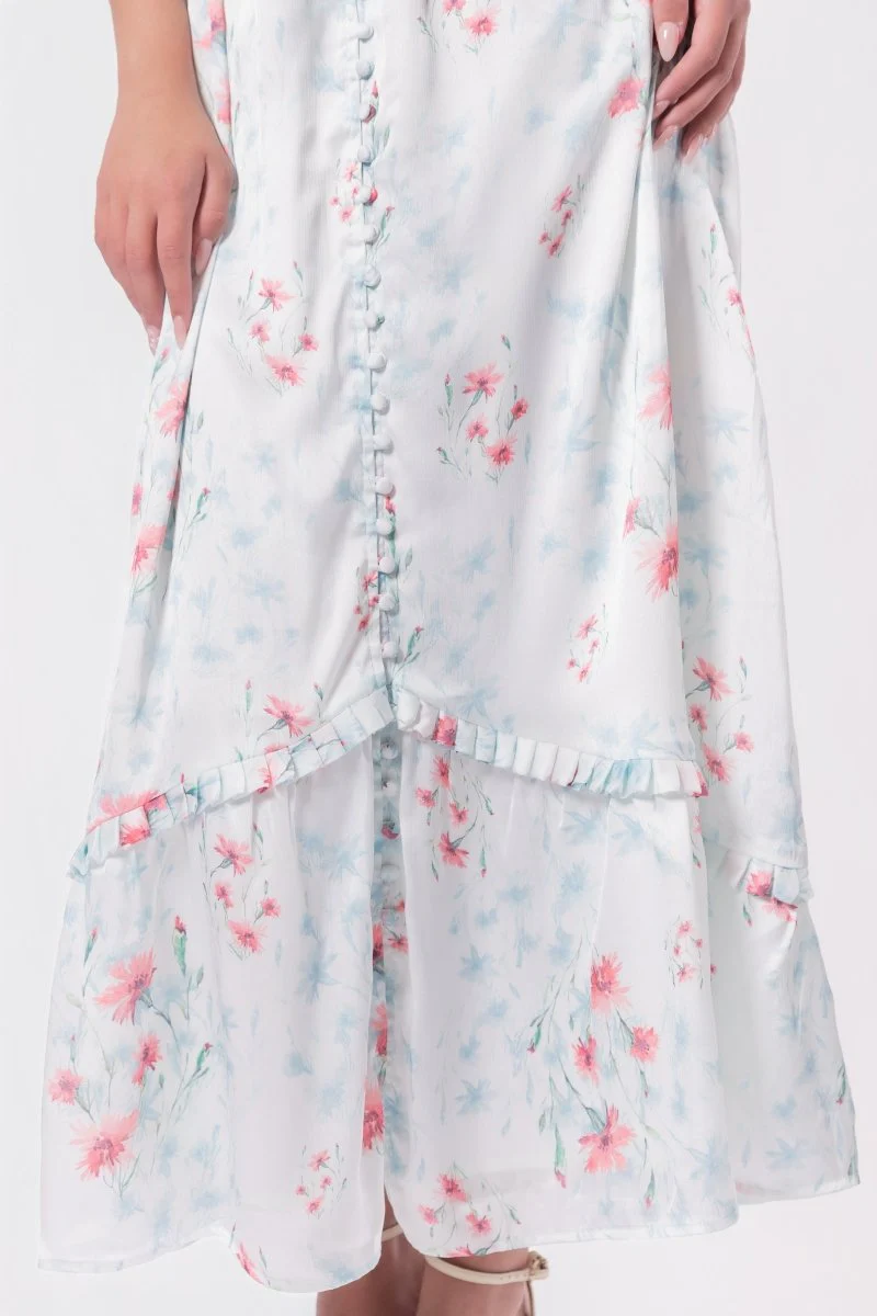 Amelia Dress (Ivory Ground) - Image 7