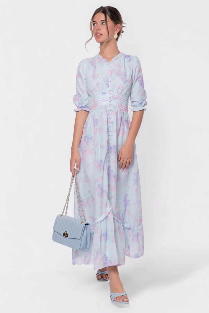 Amelia Dress (Light Blue) - Image 2