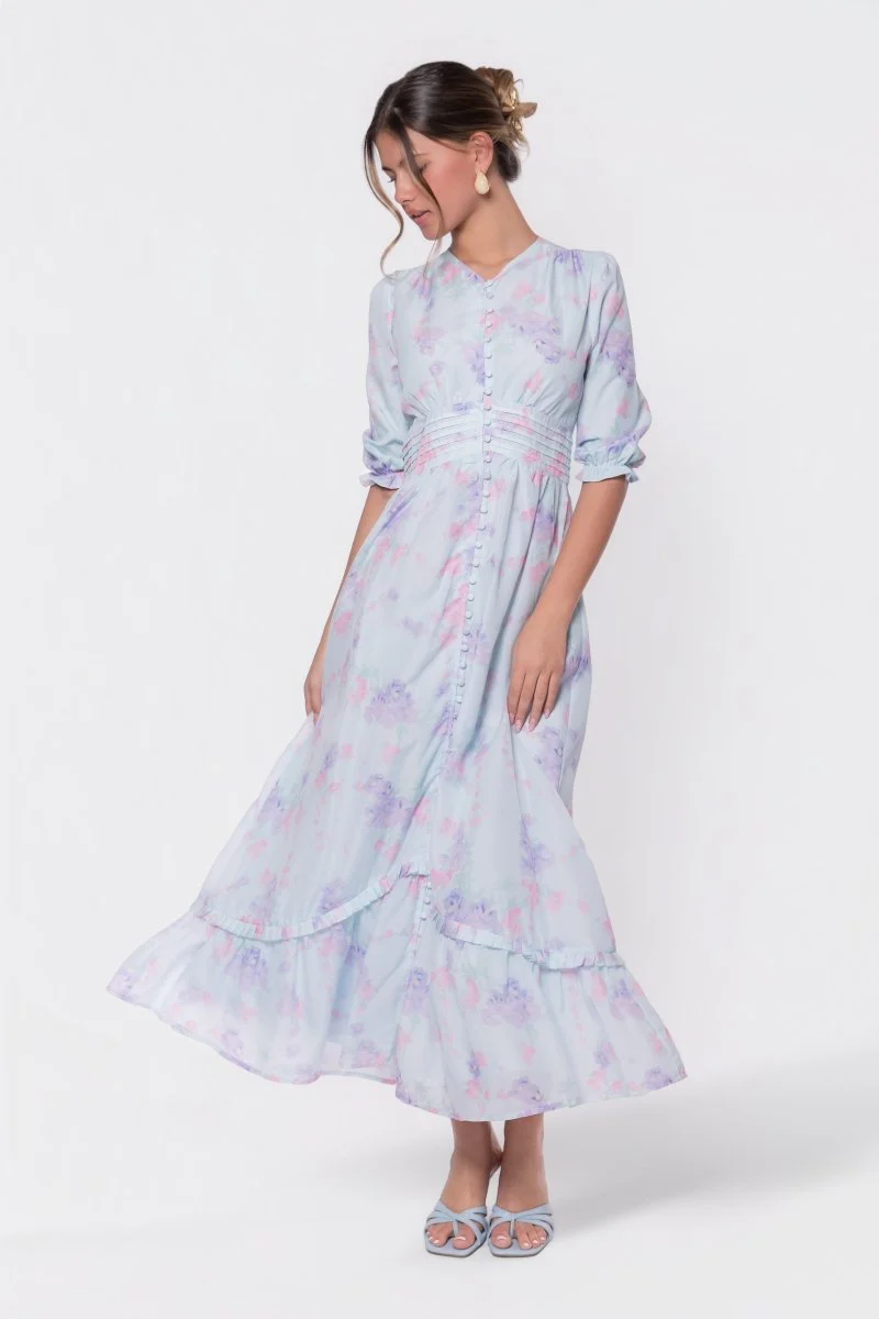 Amelia Dress (Light Blue) - Image 3