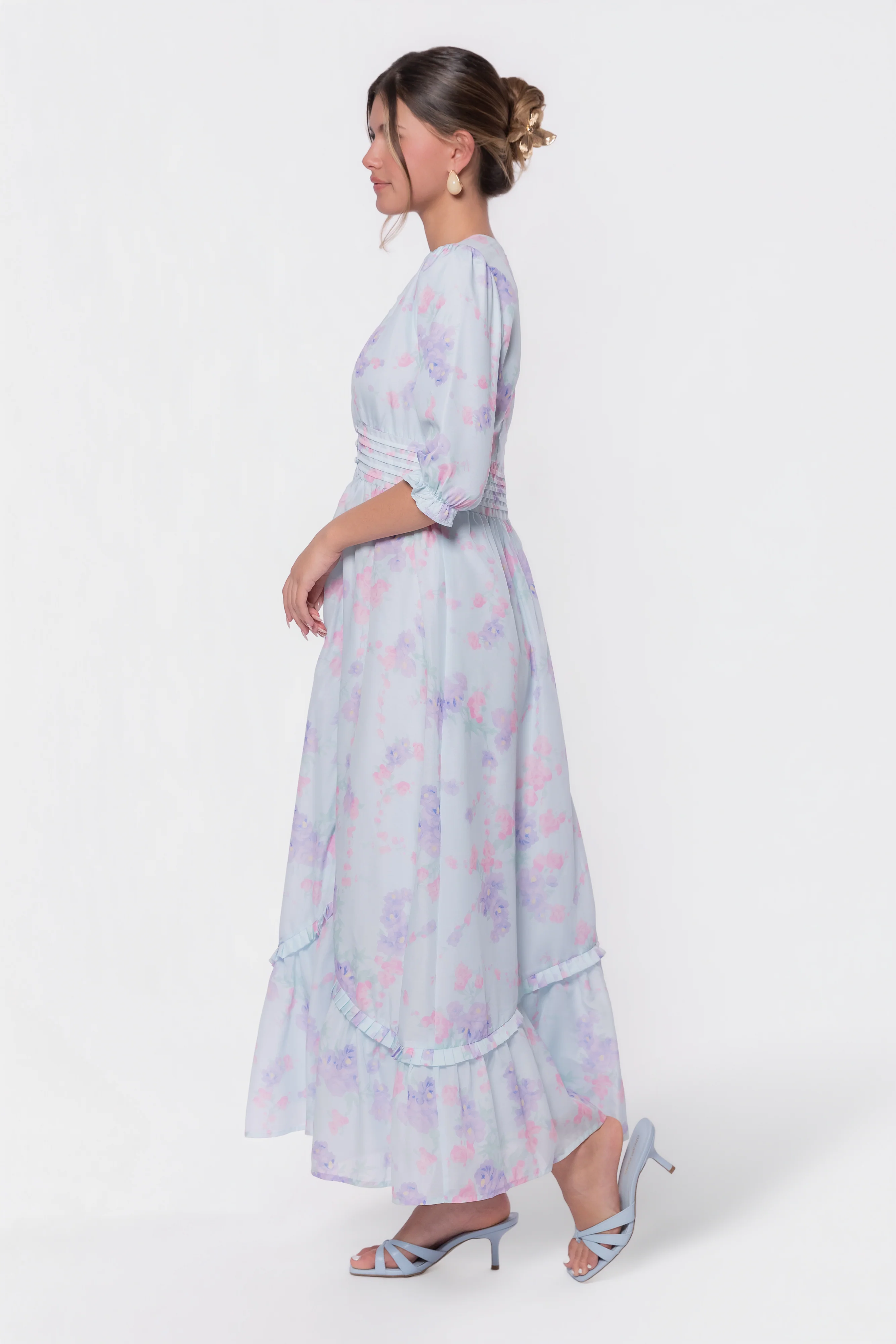 Amelia Dress (Light Blue) - Image 4