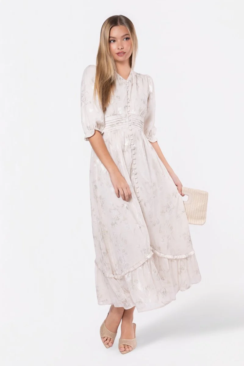 Amelia Dress (Sage Flower) - Image 2