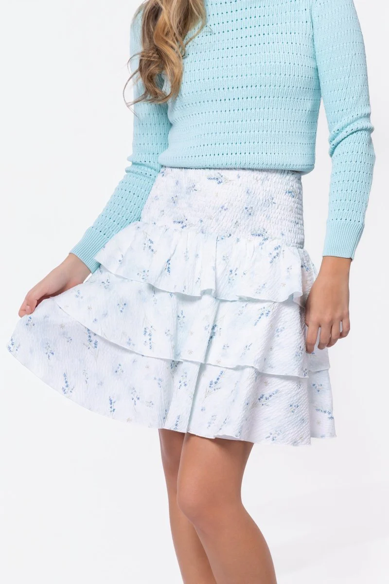 Ana Skirt (Blue Flower) - Image 2