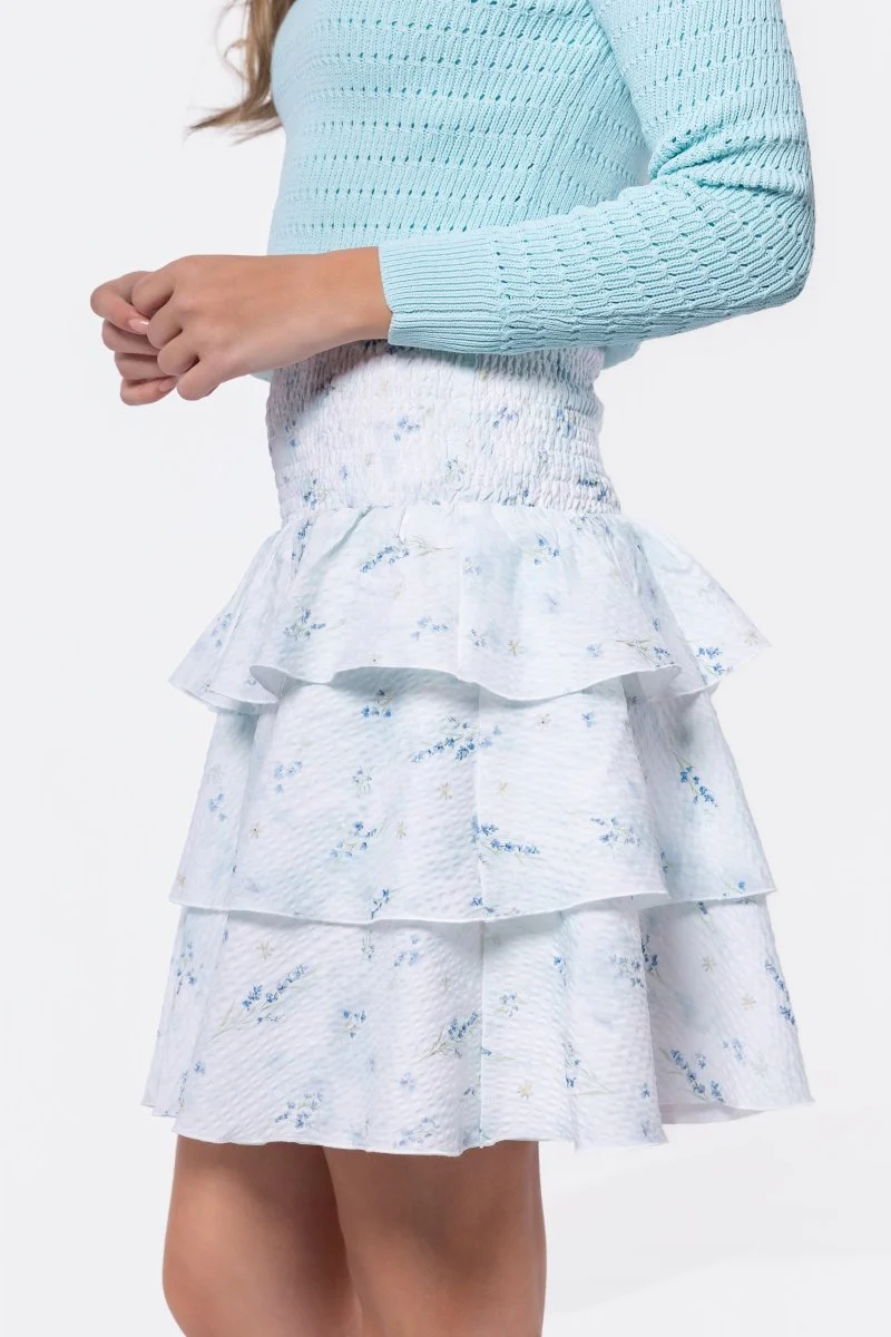 Ana Skirt (Blue Flower) - Image 4