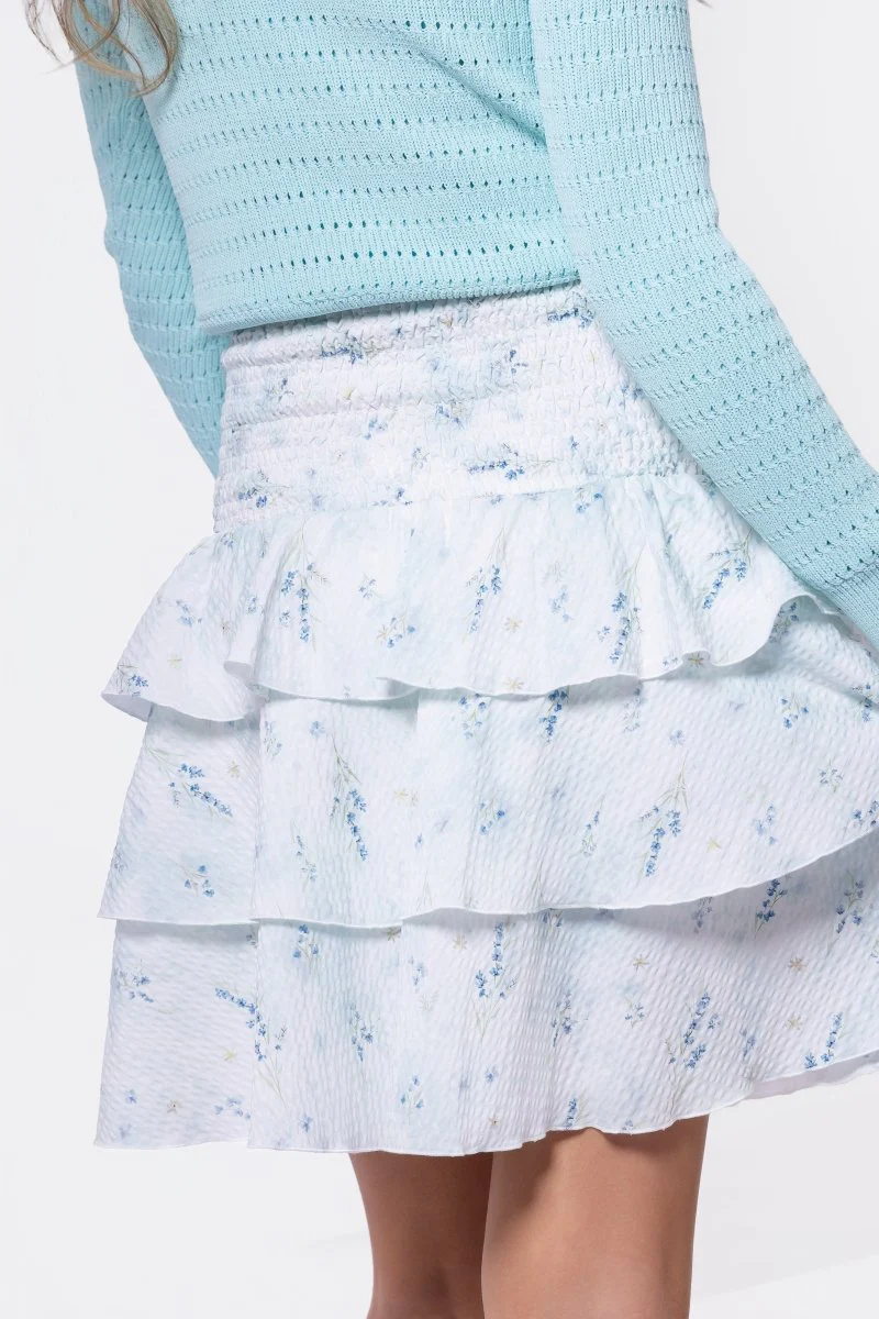Ana Skirt (Blue Flower) - Image 5