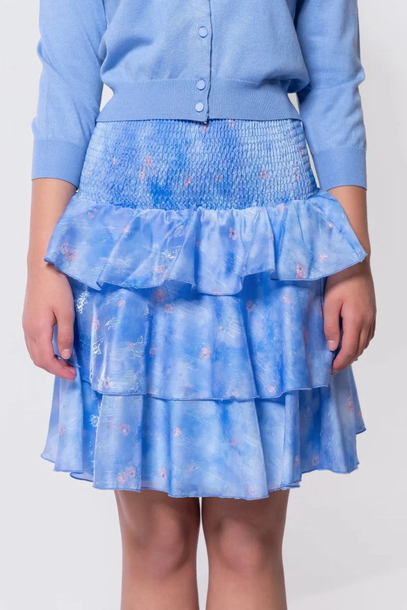 Ana Skirt (Blue Ground) - Image 2