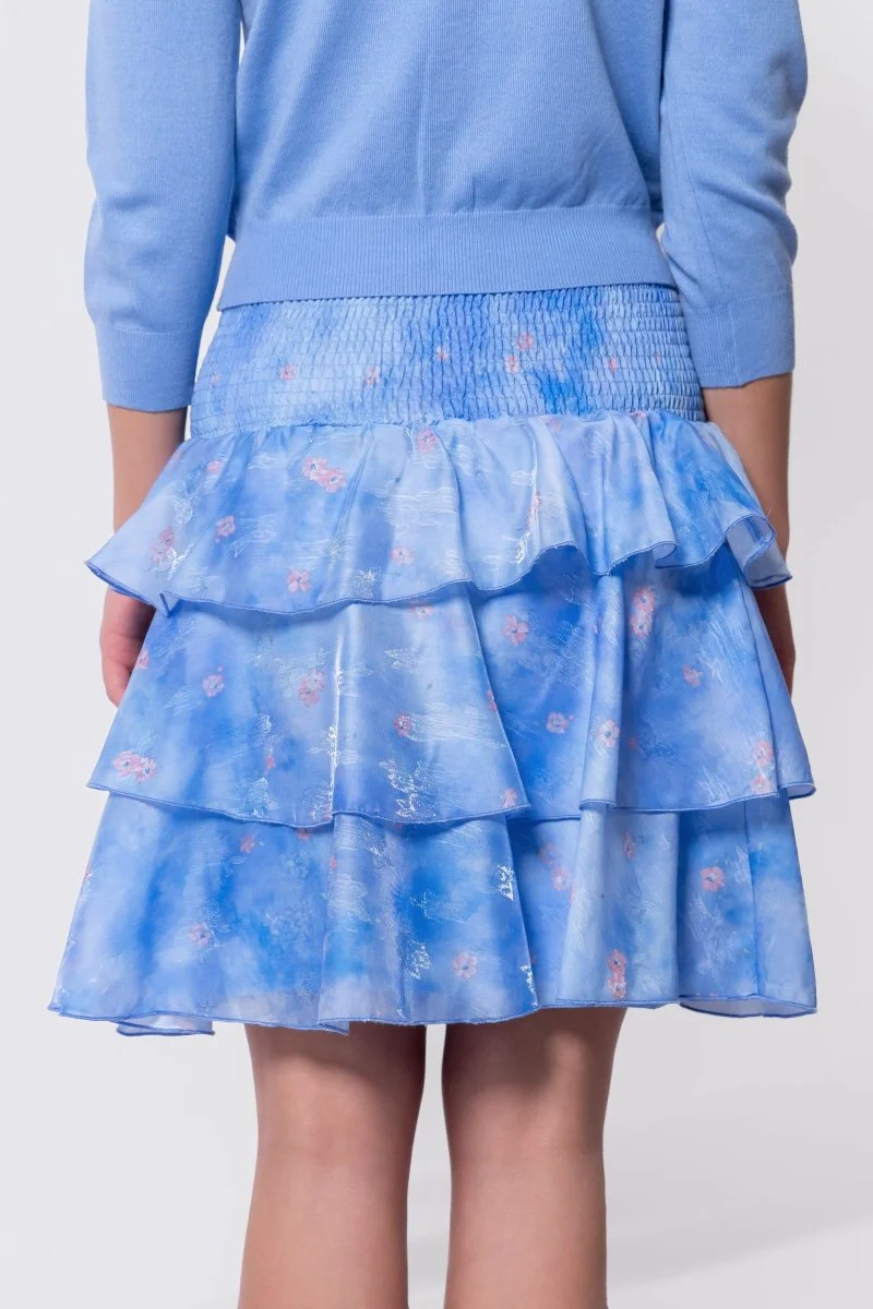 Ana Skirt (Blue Ground) - Image 4