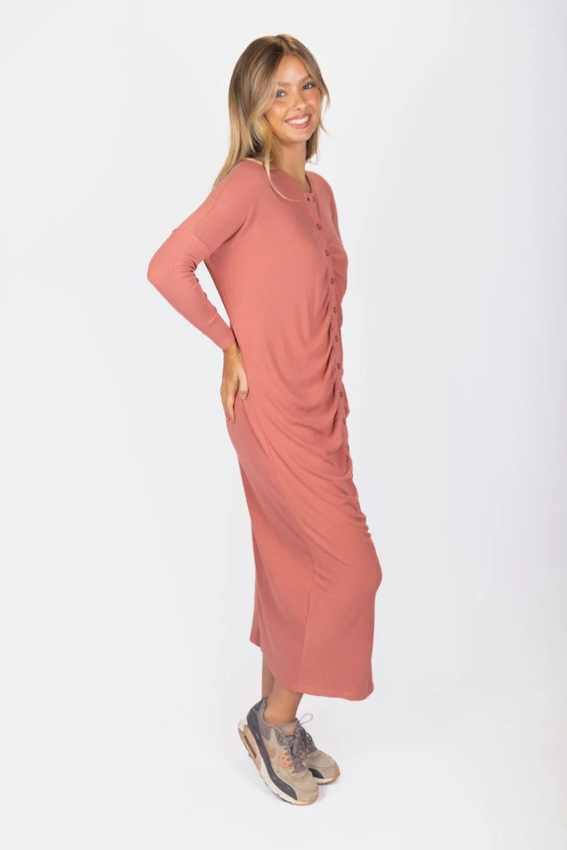 Angie Dress (Rust) - Image 4