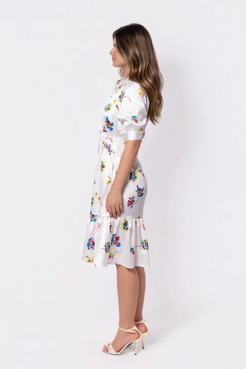 Annie Dress 42" (Ivory Ground) - Image 3