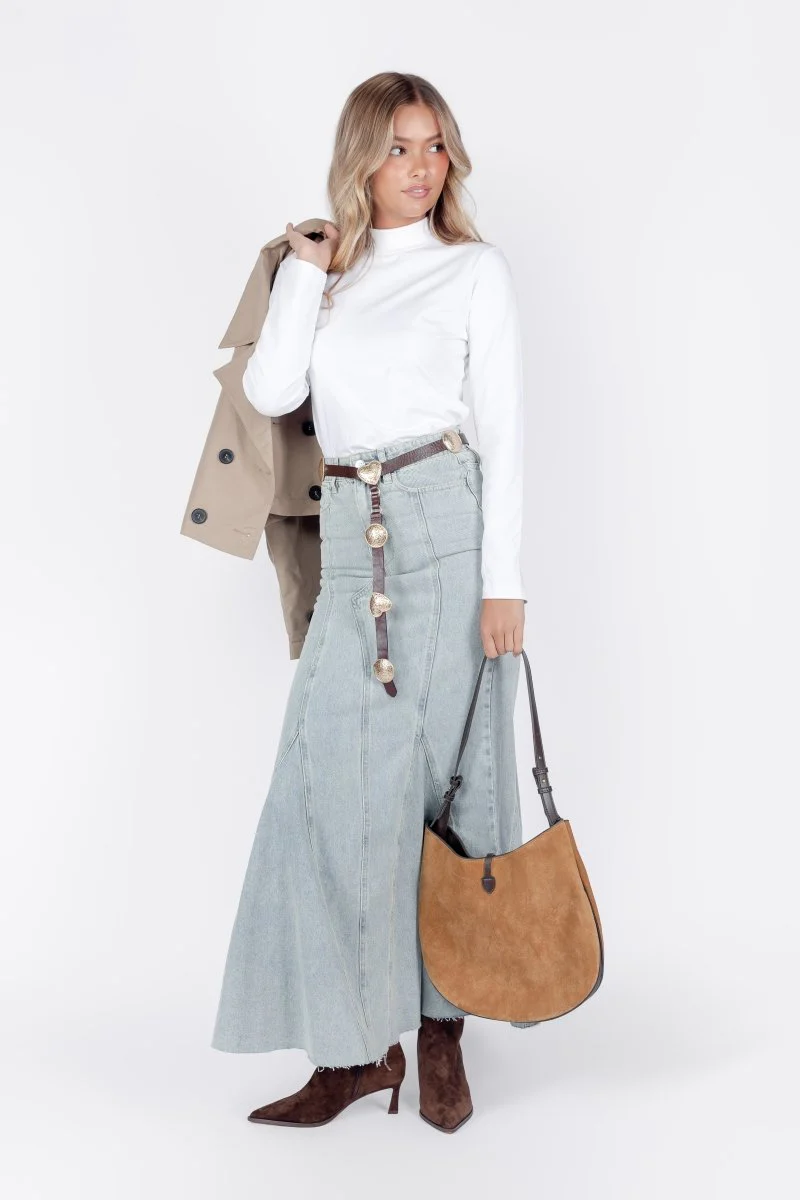 Arden Skirt (Blue) - Image 8