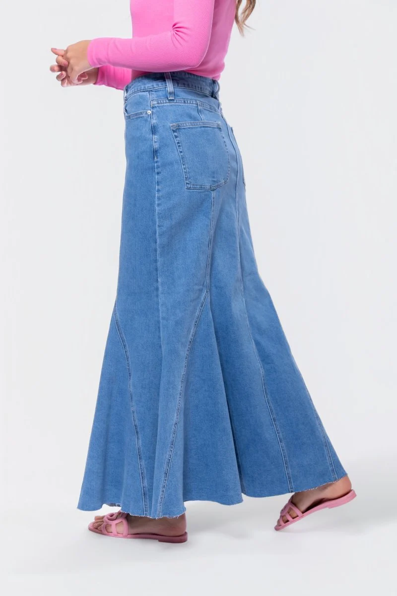 Arden Skirt (Medium Blue) - Image 3