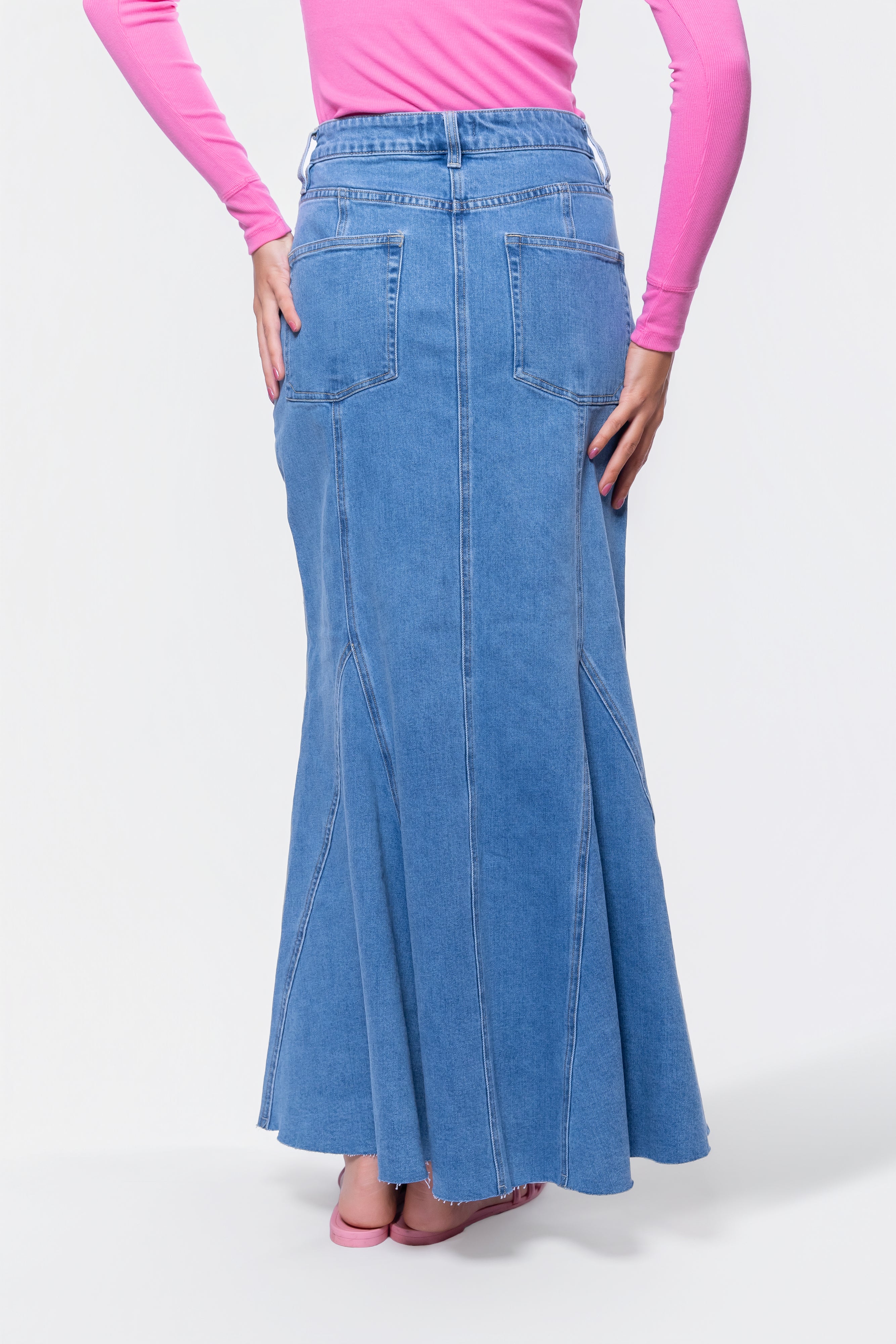 Arden Skirt (Medium Blue) - Image 5