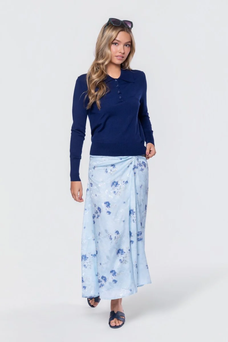 Aria Top (Dark Blue) - Image 3