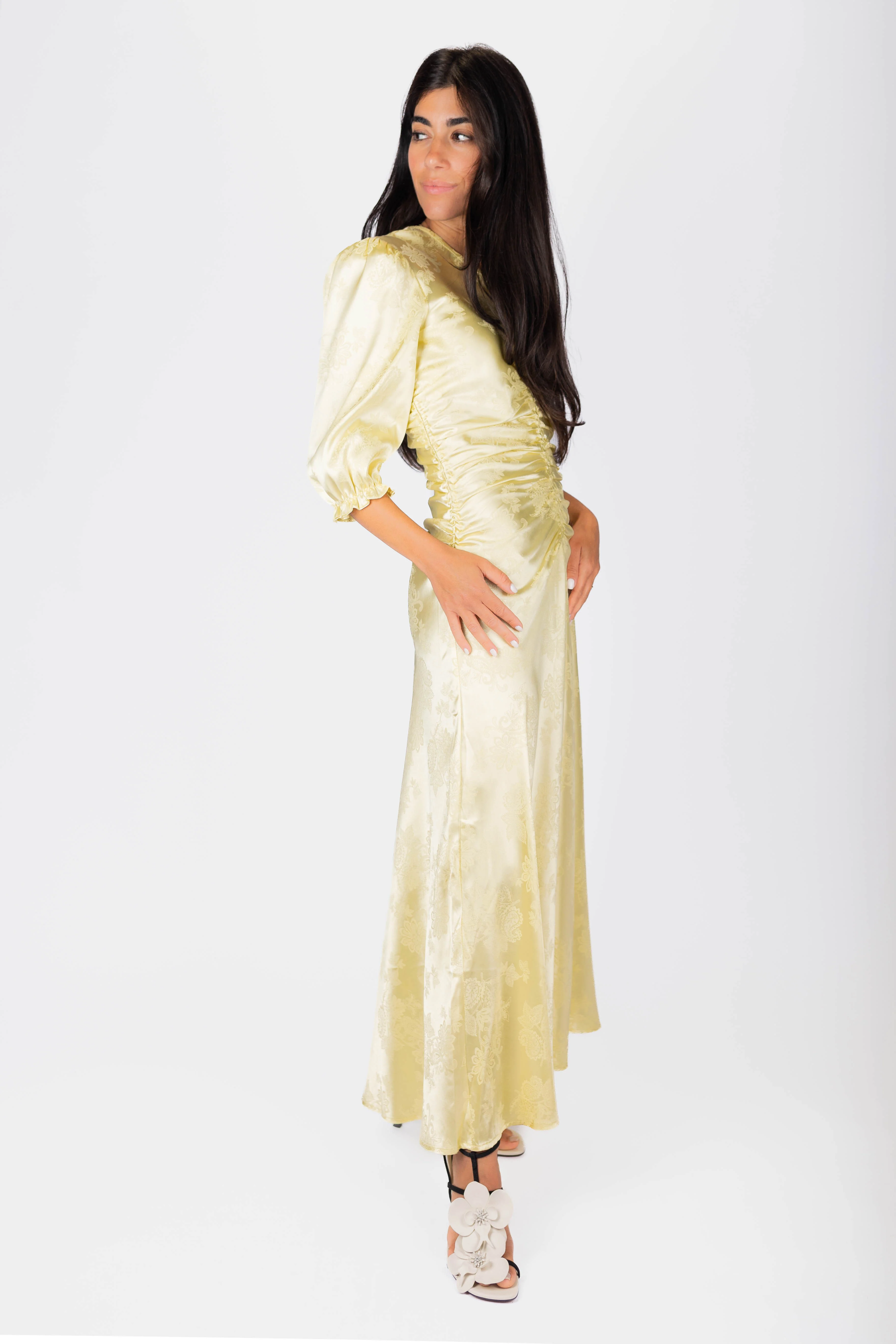 Audrey Dress (Butter Yellow) - Image 4