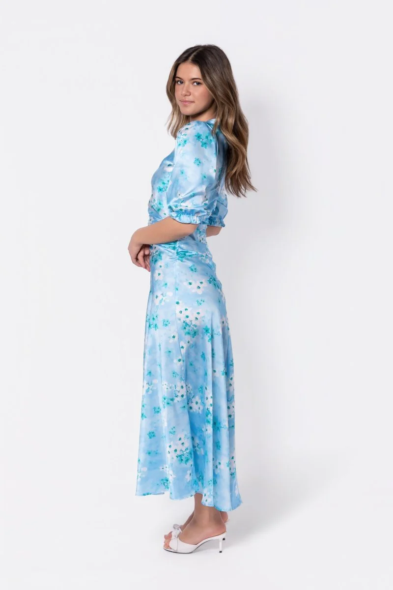 Audrey Dress Short Sleeve (Mint Flower) - Image 4