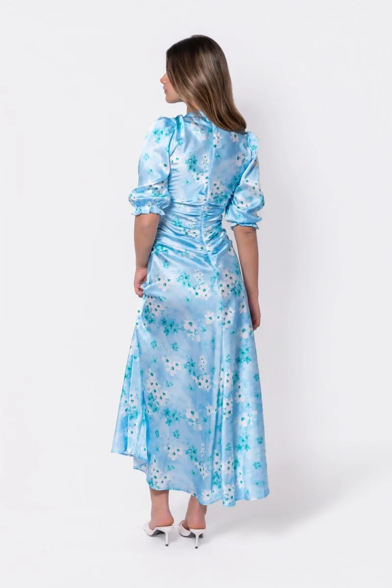 Audrey Dress Short Sleeve (Mint Flower) - Image 5