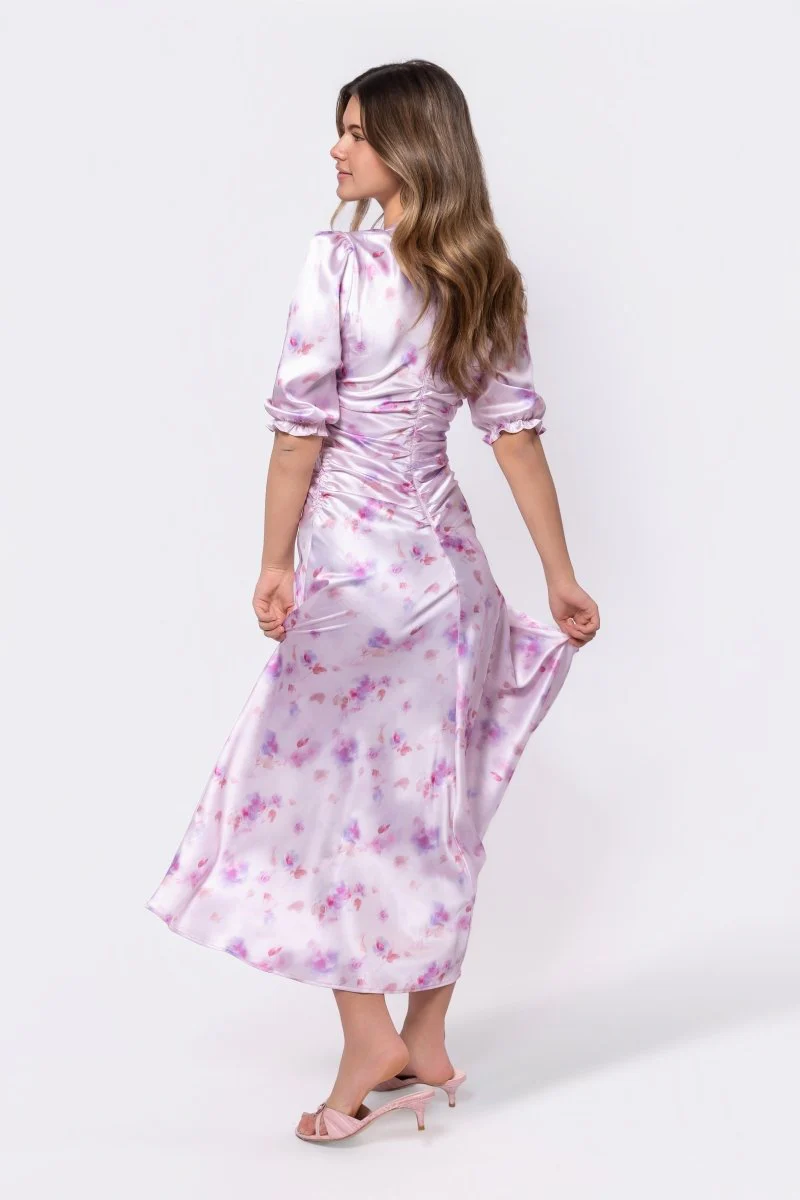 Audrey Dress Short Sleeve (Pink/Purple) - Image 5