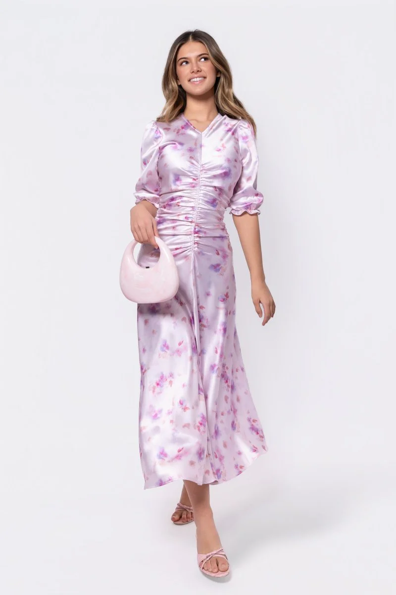 Audrey Dress Short Sleeve (Pink/Purple) - Image 7