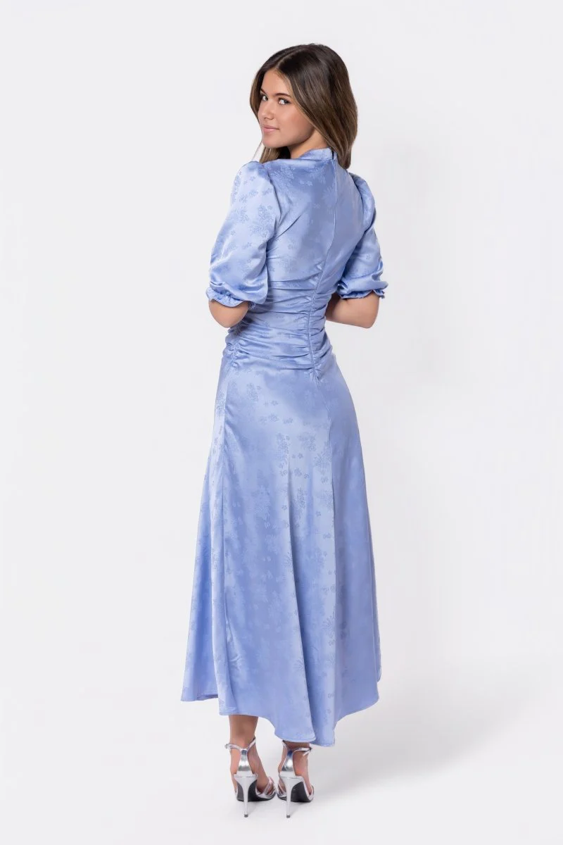 Audrey Dress Short Sleeve (Sky Blue) - Image 3