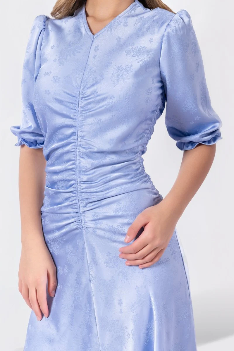Audrey Dress Short Sleeve (Sky Blue) - Image 5