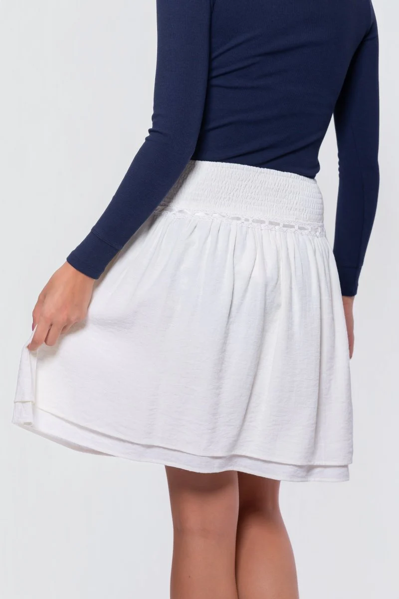 Avery Skirt 20" (Off White) - Image 4