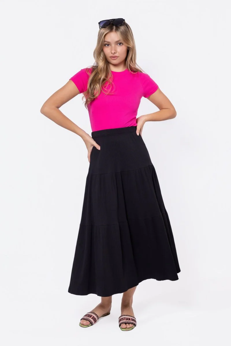 Ayla Skirt 33" (Black) - Image 2