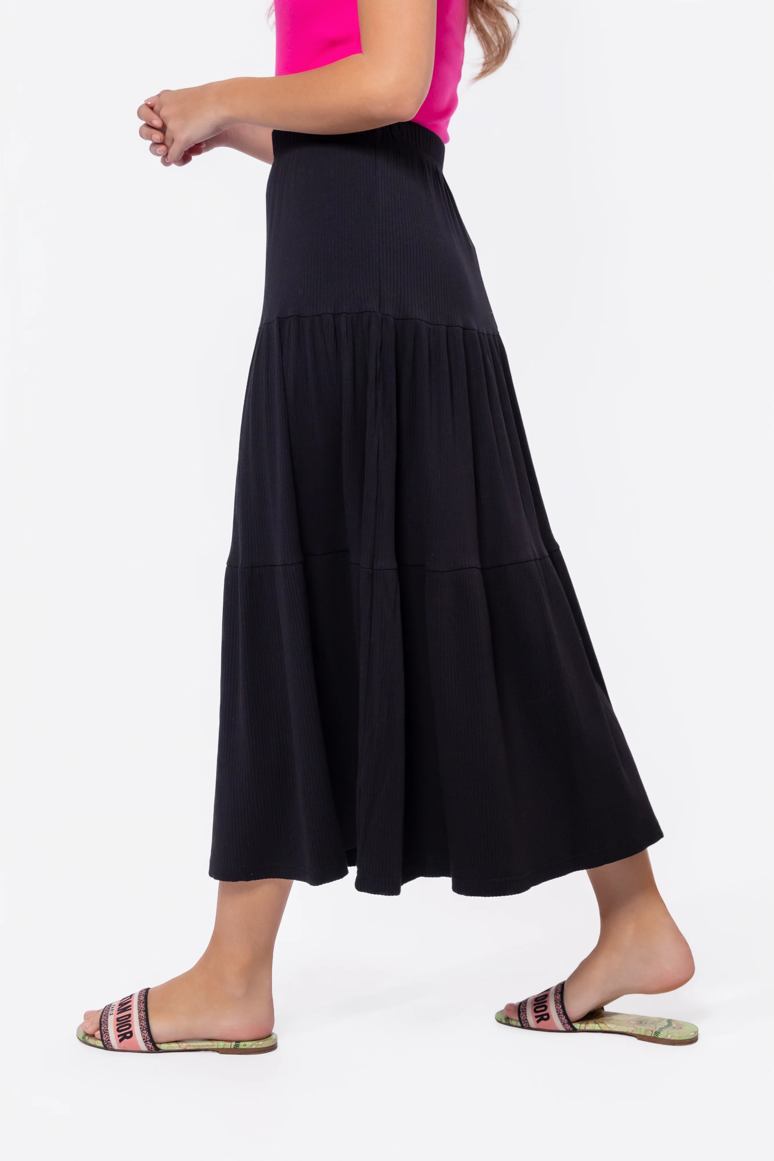 Ayla Skirt 33" (Black) - Image 4