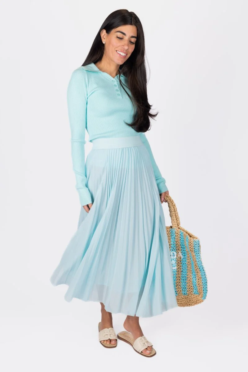 Bailey Top (Aqua Blue) - Image 3