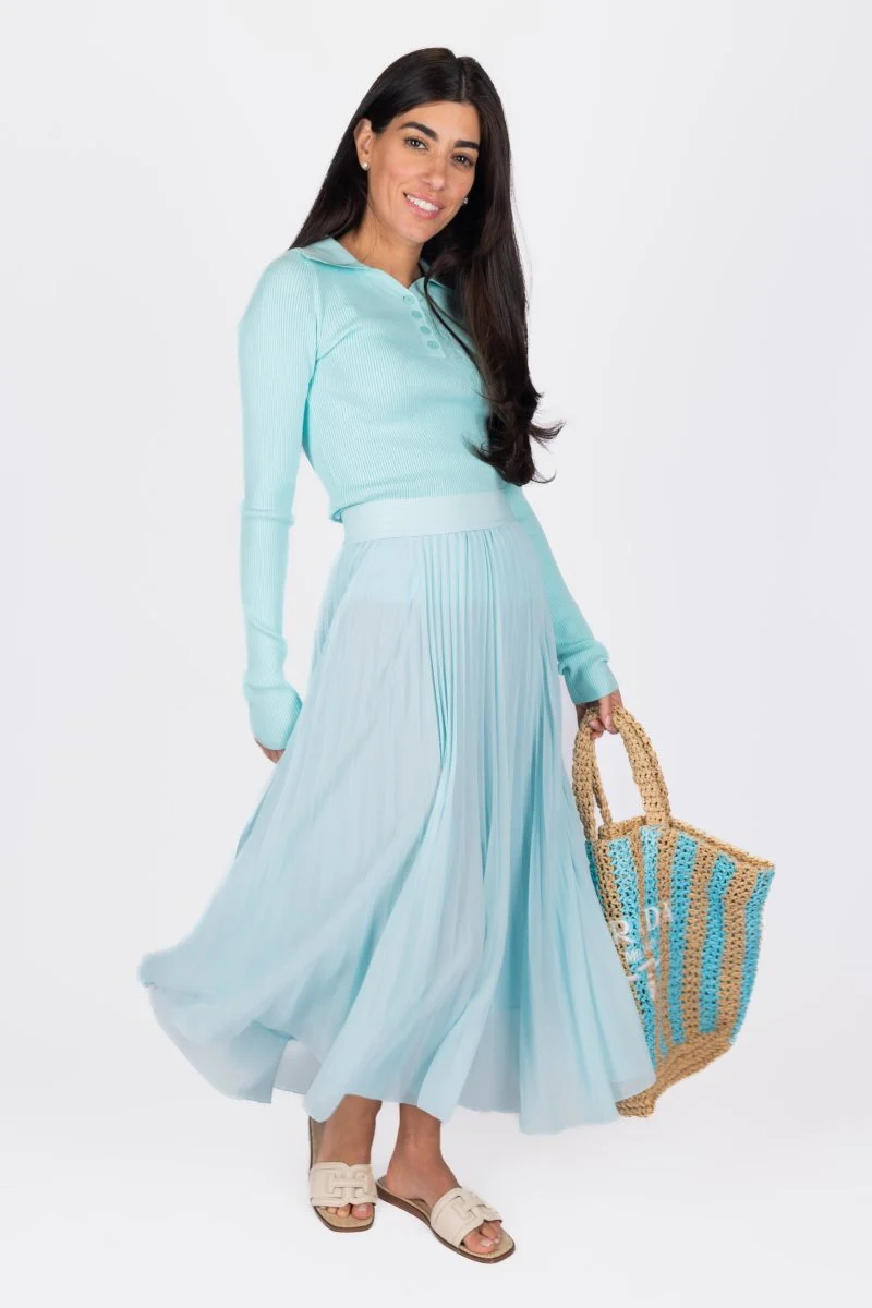 Bailey Top (Aqua Blue) - Image 9