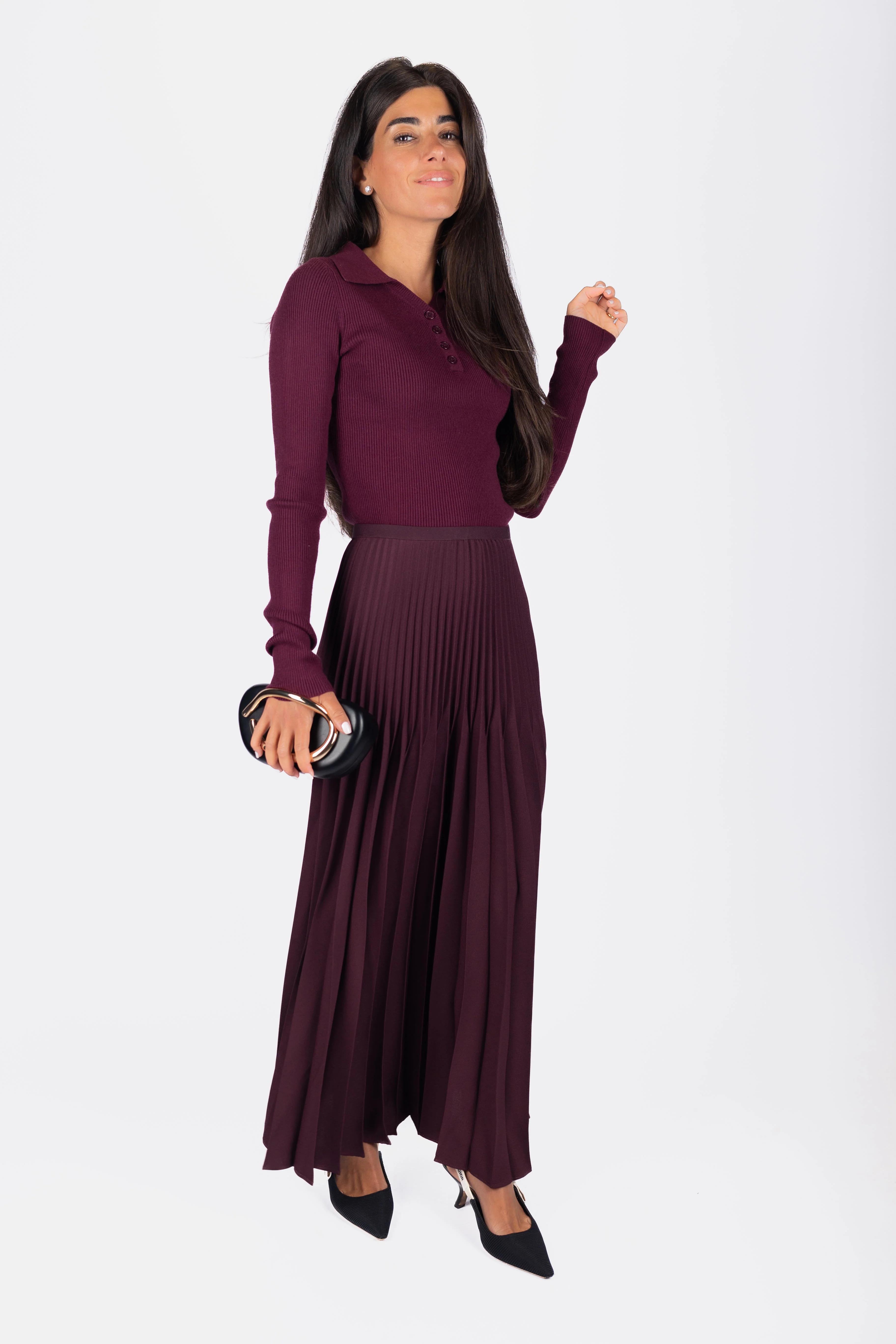 Bailey Top (Burgundy) - Image 2