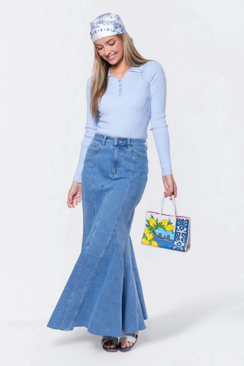 Bailey Top (Light Blue) - Image 9