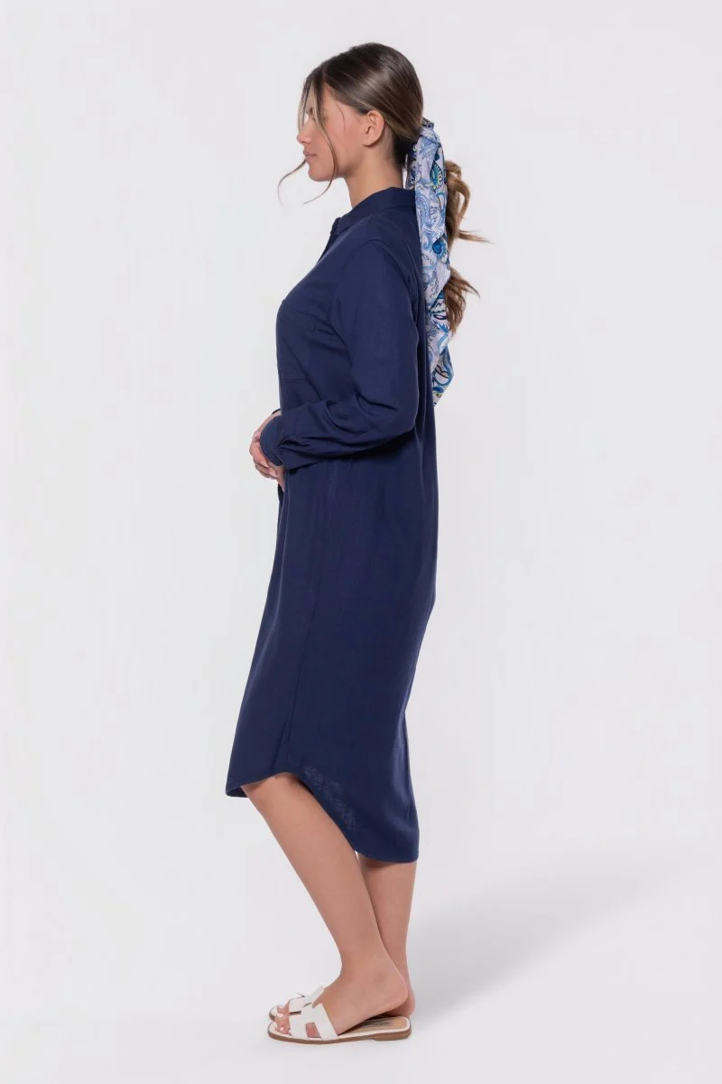 Bonnie Dress 42" (Navy) - Image 3